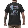Dada Dad 1st Birthday Mermaid Oneder The Sea Family Matching Men's Back Print T-Shirt