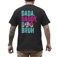 Dada Daddy Dad Bruh Baseball Drip Ice Cream Dad Bruh Men's Back Print T-Shirt Dada Daddy Dad Bruh Baseball Drip Ice Cream Dad Bruh Men's Back Print T-Shirt