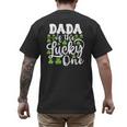 Dada Of The Lucky One First Birthday St Patrick's Day Men's Back Print T-Shirt