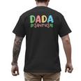 Dada Saurus Kids Dinosaur Birthday Party Family Matching Men's Back Print T-Shirt Dada Saurus Kids Dinosaur Birthday Party Family Matching Men's Back Print T-Shirt