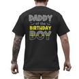 Daddy Of The Birthday Boy Bat Family Party Theme Boys Men's Back Print T-Shirt