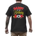 Daddy Of The Birthday Boy Matching Dad Son Family Birthday Men's Back Print T-Shirt