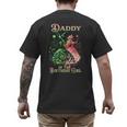 Daddy Of The Birthday Girl Pink And Green Family Matching Men's Back Print T-Shirt Daddy Of The Birthday Girl Pink And Green Family Matching Men's Back Print T-Shirt
