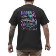 Daddy Of The Birthday Mermaid Matching Family Party Father's Men's Back Print T-Shirt Daddy Of The Birthday Mermaid Matching Family Party Father's Men's Back Print T-Shirt