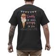 Daddy Dad Ice Cream Third Birthday Three Scoops Of Fun Men's Back Print T-Shirt