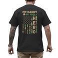 My Daddy Is My Hero Military Dad US Flag Father’s Day Men's Back Print T-Shirt My Daddy Is My Hero Military Dad US Flag Father’s Day Men's Back Print T-Shirt