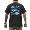 Daddy SharkShirt Fathers Day Family Matching Dad Men's Back Print T-Shirt