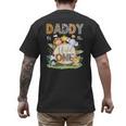 Daddy Of The Wild One 1St Birthday Kids Safari Jungle Men's Back Print T-Shirt