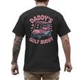 Daddy's Golf Buddy Cute Family Golfer Sport Fan Tee Matching Men's Back Print T-Shirt