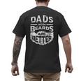 Dads With Beards Are Better Distressed Men's Back Print T-Shirt