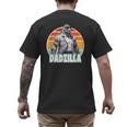 Dadzilla The Rad Dad Kaiju Vibes Men's Back Print T-Shirt