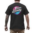 Disco Daddy 60's 70s Disco Dad Men's Back Print T-Shirt