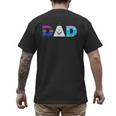 Disney Frozen Elsa Anna Olaf Dad Father's Day Birthday Men's Back Print T-Shirt Disney Frozen Elsa Anna Olaf Dad Father's Day Birthday Men's Back Print T-Shirt