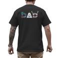 Disney Frozen Olaf Sven Kristoff Father’s Day Birthday Dad Men's Back Print T-Shirt