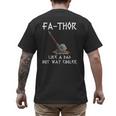 FA-Thor Fathers Day Tshirt Dad Father Men's Back Print T-Shirt