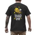 Family Bee Shirts Dad Daddy First Bee Day Outfit Birthday Men's Back Print T-Shirt