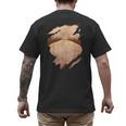 Fat Hairy Guy Big Stomach & Man Boobs Fat Dad BOD Men's Back Print T-Shirt Fat Hairy Guy Big Stomach & Man Boobs Fat Dad BOD Men's Back Print T-Shirt