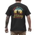 Father Daughter Fishing Partner For Life Retro Matching Dad Men's Back Print T-Shirt