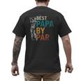 Fathers Day Golfer Dad Golfing Best Papa By Par Golf Men's Back Print T-Shirt Fathers Day Golfer Dad Golfing Best Papa By Par Golf Men's Back Print T-Shirt