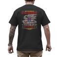 My Favorite 82nd Airborne Is My Dad Veteran Father's Day Men's Back Print T-Shirt