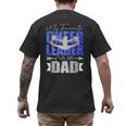 My Favorite Cheerleader Calls Me Dad Cheer Dad Fathers Day Men's Back Print T-Shirt