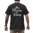My Favorite Princess Calls Me Daddy Daughter Fathers Day Men's Back Print T-Shirt