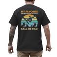 My Favorite Snowboarding Buddies Call Me Dad Snowboarder Men's Back Print T-Shirt