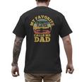 My Favorite Trumpet Player Calls Me Dad Father Vintage Men's Back Print T-Shirt