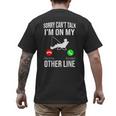 Fishing Dad Men Reel Cool Fish Bass Fishing Men's Back Print T-Shirt