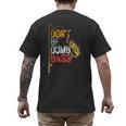 Fishing Jokes Dad Dont Be A Dumb Bass Fish Fisherman Men's Back Print T-Shirt