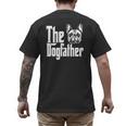 French Bulldog Dog Dad Dogfather Dogs Daddy Father Men's Back Print T-Shirt