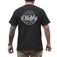 Gender Reveal Dad Daddy To Be Pink Or Blue Baby Shower Men's Back Print T-Shirt