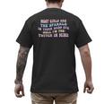 Most Girls Are The Sparkle In Their Dad's Eye Well Quote Men's Back Print T-Shirt