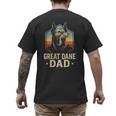 Great Dane Dad Vintage Men's Back Print T-Shirt