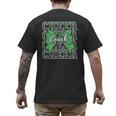 Green Sport Loud Proud Cheer Coach Dad Father's Day Men's Back Print T-Shirt