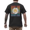 Groovy Dad Matching Outfit Fathers Day Family Retro Vintage Men's Back Print T-Shirt