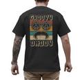 Groovy Daddy 60s Outfit 70s Themed Party Costume Dad Hippie Men's Back Print T-Shirt Groovy Daddy 60s Outfit 70s Themed Party Costume Dad Hippie Men's Back Print T-Shirt