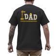 Happy Father's Day Construction For Son DAD Father's Day Men's Back Print T-Shirt Happy Father's Day Construction For Son DAD Father's Day Men's Back Print T-Shirt