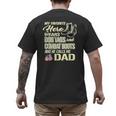 Hero Wears Dog Tags Combat Boots Proud Army Dad Father Men's Back Print T-Shirt Hero Wears Dog Tags Combat Boots Proud Army Dad Father Men's Back Print T-Shirt