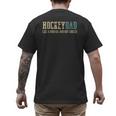 Hockey Dad Like Normal Dad But Cooler Hockey Dad Men's Back Print T-Shirt