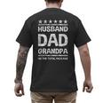 Husband Dad Grandpa Shirt For Him Men's Back Print T-Shirt