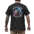 I'm A Beast Alpha Man Alpha Wolves Jokes Dad Papa Alpha Wolf Men's Back Print T-Shirt