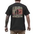 I'm A Dad a Grandpa And a Vietnam Veteran Men's Back Print T-Shirt