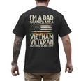 I'm A Dad Grandpa And A Vietnam Veteran Nothing Scares Me Men's Back Print T-Shirt I'm A Dad Grandpa And A Vietnam Veteran Nothing Scares Me Men's Back Print T-Shirt