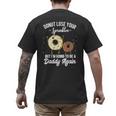 I'm Going To Be a Daddy Again Pregnancy Announcement Quote Men's Back Print T-Shirt