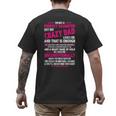 I'm Not A Perfect Daughter But My Crazy Dad Loves Me Men's Back Print T-Shirt