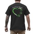 I'm A Simples Woman Loves Weed Coffee And Dog Dad Mom Men's Back Print T-Shirt