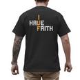 IVF I Have Faith IVF Mom IVF Dad Transfer Day Men's Back Print T-Shirt