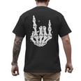Just A Dad Who Always Came Back 2 Sided Skeleton Men's Back Print T-Shirt Just A Dad Who Always Came Back 2 Sided Skeleton Men's Back Print T-Shirt