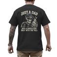Just A Dad Who Always Came Back With The Milk Shirt Skeleton Men's Back Print T-Shirt